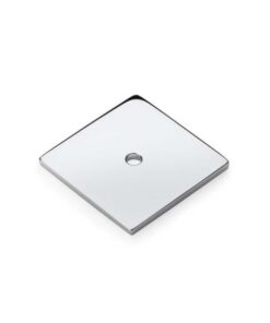 Alexander And Wilks Quantock Square Backplate AW893-38-PC Polished Chrome