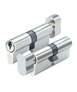 Zoo Hardware P5 90mm Cylinder and Turn Keyed to Differ Nickel P5EP90CTNPE