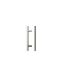 Zoo Hardware TDFPT-96-156BN T Bar Cabinet handle 96mm CTC, 156mm Total length Brushed Nickel Finish