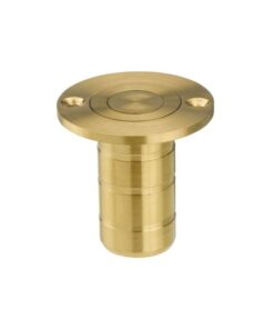 Zoo Hardware ZAS14A-PVDSB Dust socket for flush bolt-to Suit Wood – Satin Brass Finish