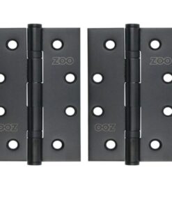 Zoo Hardware ZHSS63MB Slim Knuckle Bearing Hinge Stainless Steel – Grade 201 – 102 x 63 x 2.5mm – Matt Black