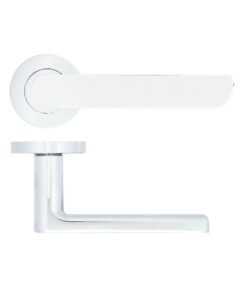 Valencia lever on rose Polished Chrome