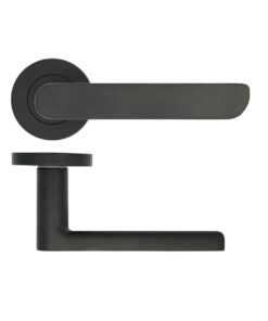 Valencia lever on rose Matt Black