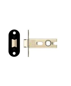 Project tubular latch 76mm - Radius Powder Coat Black