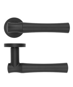 Aldo Lever On Round Rose Oscuro Matt Black