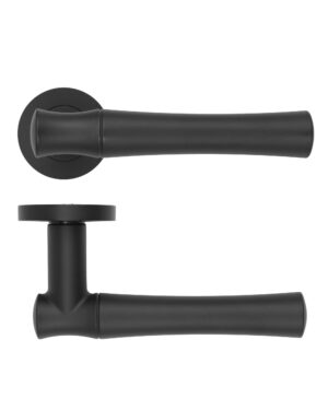 Aldo Lever On Round Rose Oscuro Matt Black