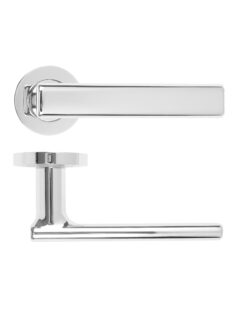 Frigo Lever On Round Rose Polished Chrome