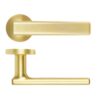 Frigo Lever On Round Rose Satin Brass