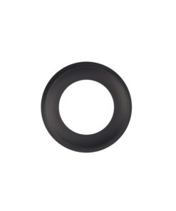 Spare Picco Lever Round Rose Pack Oscuro Matt Black