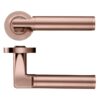 Milan lever on round rose Tuscan Rose Gold