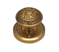 Heritage Brass Aydon Mortice Door Knobs, Polished Brass  (sold in pairs)