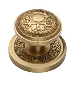 Heritage Brass Aydon Mortice Door Knobs, Satin Brass  (sold in pairs)