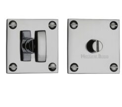 Heritage Brass Square 50mm x 50mm Turn & Release, Polished Chrome