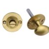 Heritage Brass Round 36mm Diameter Turn & Release, Satin Brass