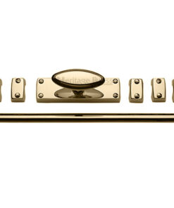 Heritage Brass Espagnolette Bolt (Provided With 1M & 1.5M Bar), Polished Brass