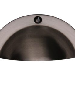 Heritage Brass Cabinet Drawer Pull Handle (86mm C/C), Matt Bronze