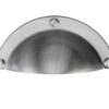 Heritage Brass Cabinet Drawer Pull Handle (86mm C/C), Satin Chrome