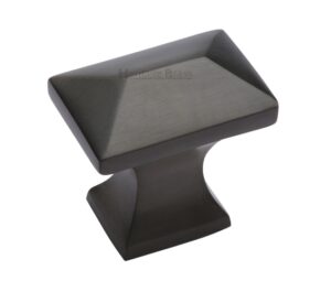 Heritage Brass Anvil Design Pyramid Cabinet Knob, Matt Bronze