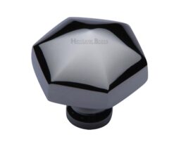 Heritage Brass Octagonal Cabinet Knob, Polished Chrome