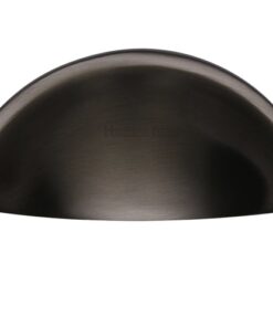 Heritage Brass Cabinet Drawer Pull Handle (57mm C/C), Matt Bronze