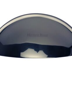 Heritage Brass Cabinet Drawer Pull Handle (57mm C/C), Polished Chrome