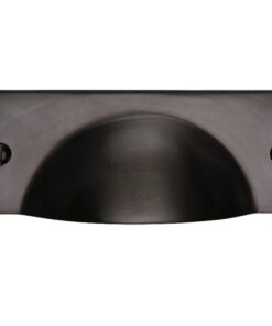 Heritage Brass Cabinet Drawer Pull Handle (112mm Length), Matt Bronze