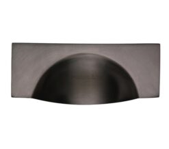 Heritage Brass Cabinet Drawer Pull Handle (57mm C/C), Matt Bronze