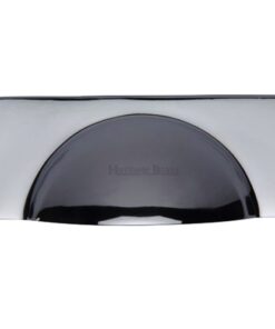 Heritage Brass Cabinet Drawer Pull Handle (57mm C/C), Polished Chrome