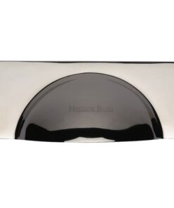Heritage Brass Cabinet Drawer Pull Handle (57mm C/C), Polished Nickel
