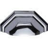 Heritage Brass Cabinet Drawer Pull Handle (89mm C/C), Polished Chrome