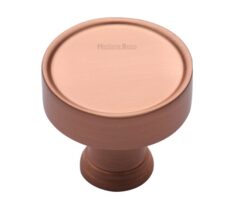 Heritage Brass Florence Design Cabinet Knob, Satin Rose Gold