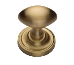 Heritage Brass Chelsea Mortice Door Knobs, Satin Brass  (sold in pairs)