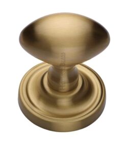 Heritage Brass Chelsea Mortice Door Knobs, Satin Brass  (sold in pairs)