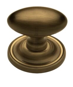 Heritage Brass Chelsea Mortice Door Knobs, Antique Brass  (sold in pairs)