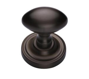 Heritage Brass Chelsea Mortice Door Knobs, Matt Bronze (sold in pairs)