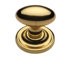 Heritage Brass Chelsea Mortice Door Knobs, Polished Brass (sold in pairs)