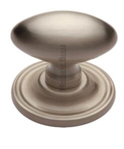 Heritage Brass Chelsea Mortice Door Knobs, Satin Nickel  (sold in pairs)