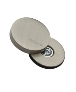 Heritage Brass Decorative Bolt Head Cover, Satin Nickel