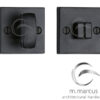 M Marcus Square Turn & Release, Smooth Black Iron -