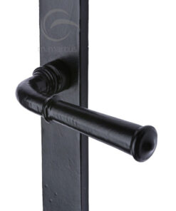 M Marcus Hadley Door Handles, Smooth Black Iron  (sold in pairs)