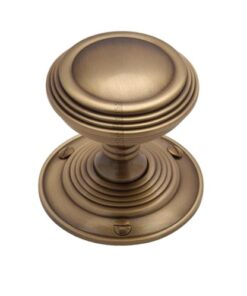 Heritage Brass Goodrich Mortice Door Knobs, Antique Brass  (sold in pairs)