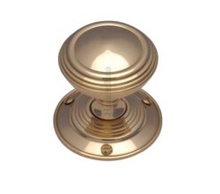 Heritage Brass Goodrich Mortice Door Knobs, Polished Brass  (sold in pairs)