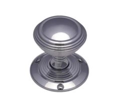 Heritage Brass Goodrich Mortice Door Knobs, Polished Chrome  (sold in pairs)