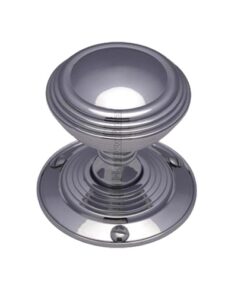 Heritage Brass Goodrich Mortice Door Knobs, Polished Chrome (sold in pairs)