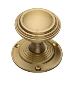 Heritage Brass Goodrich Mortice Door Knobs, Satin Brass  (sold in pairs)