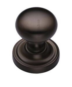 Heritage Brass Hampstead Mortice Door Knobs, Matt Bronze -  (sold in pairs)