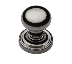 Heritage Brass Hampstead Mortice Door Knobs, Polished Nickel (sold in pairs)