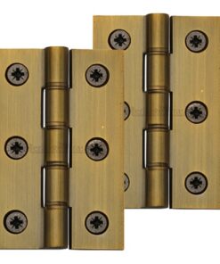 Heritage Brass 3 Inch Heavier Duty Double Phosphor Washered Butt Hinges, Antique Brass  (sold in pairs)