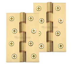 Heritage Brass 4" x 2 5/8" Heavier Duty Double Phosphor Washered Butt Hinges, Satin Brass -   (sold in pairs)