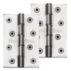 Heritage Brass 4" x 2 5/8" Heavier Duty Double Phosphor Washered Butt Hinges, Satin Chrome  (sold in pairs)